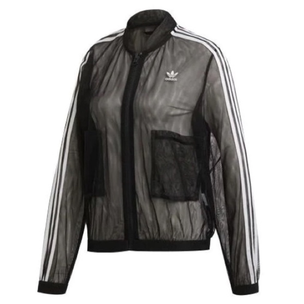 Adidas mesh zip jacket